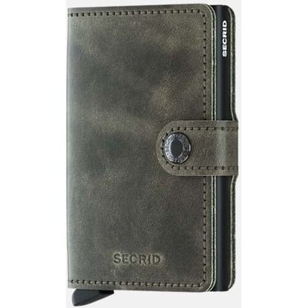 Secrid Miniwallet pasjeshouder vintage olive-black