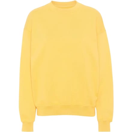 Sweatshirt ronde hals Colorful Standard Organic oversized lemon yellow