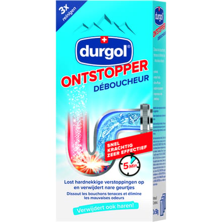 Durgol - Ontstopper Afvoerreiniger - 3x 50g