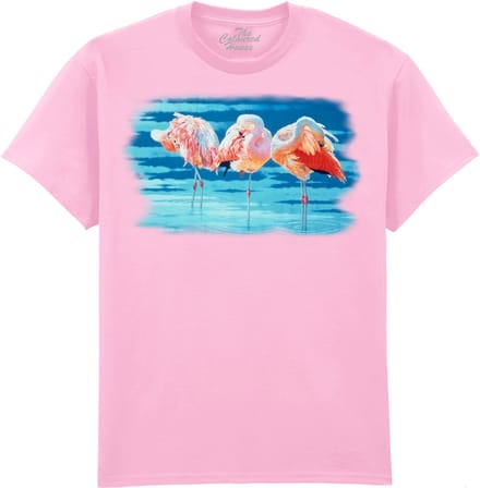 Flamingo Early Summer Breeze The Coloured House T-shirt M
