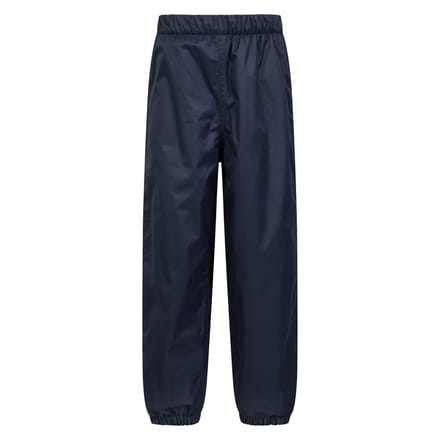 Mountain Warehouse Waterdichte kinder/kinder fleece gevoerde broek (Marine)