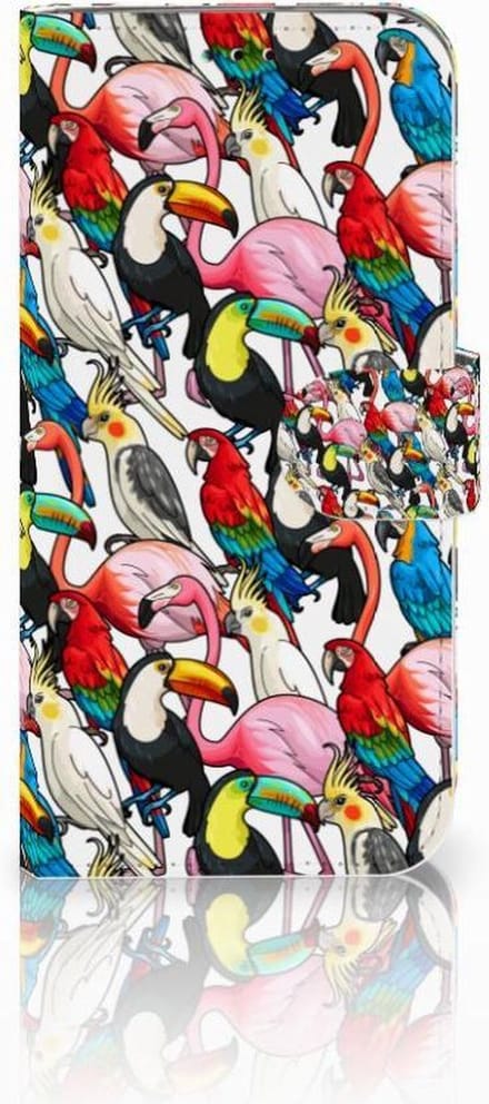 Samsung Galaxy A40 Telefoonhoesje met Pasjes Birds