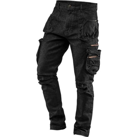 NEO NEO DENIM - Werkbroek - 5-Pocket - Zwart - XL