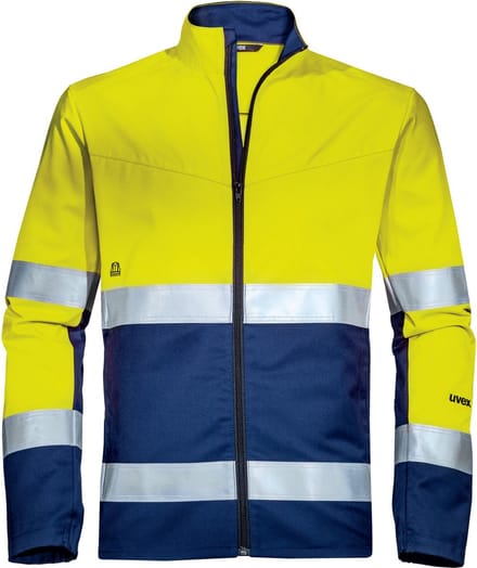 Uvex Arbeitsjacke Construction Geel, Blauw, Waarschuwingsgeel (88266)