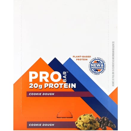 ProBar, barre protéinée, pâte à cookie, 12 barres, 70 g (2,47 oz) chaque