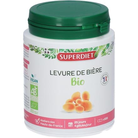 Superdiet Biergist Bio 100 Capsules