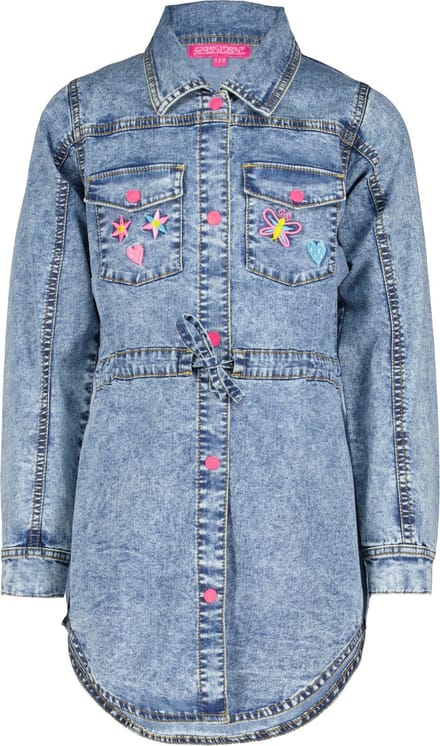 4PRESIDENT Meisjes jurk - Light Blue - Maat 164 - Meisjes jurken