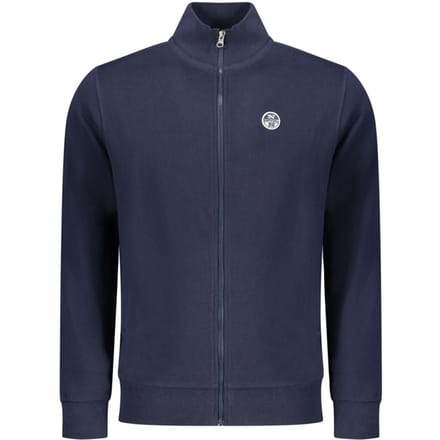 North Sails Blauwe Katoenen Mannen Sweatshirt