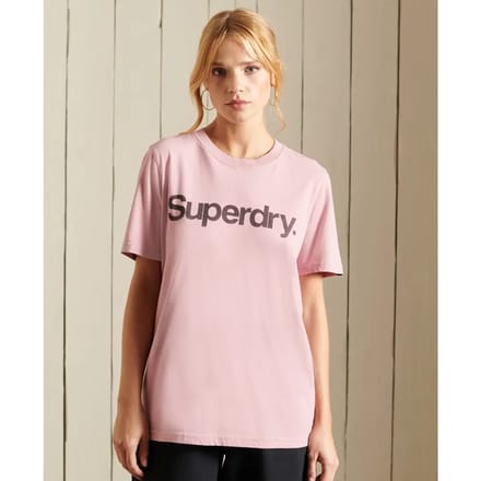 Dames-T-shirt met korte mouwen Superdry Core Logo