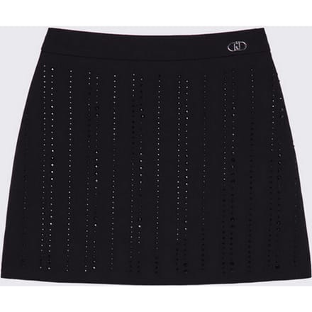 minirok met strass zwart kind