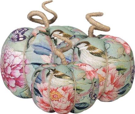 handgemaakt decoratie fleury pompoen vlinders medium