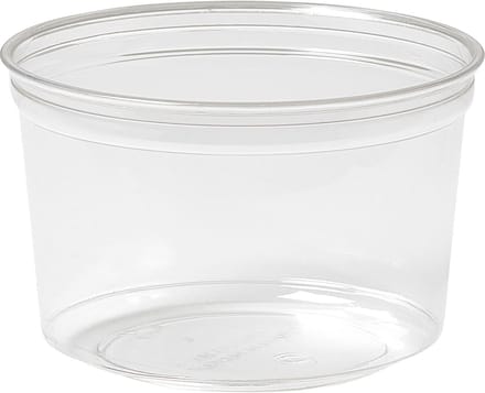 Duni Crystal Deli 350 stuks Schaal / Bakje - 500ML - Transparant - Stapelbaar