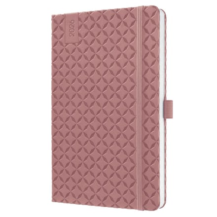 Sigel weekagenda Flair 2026 formaat A5 Dusty Red hardcover