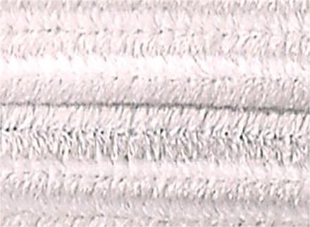 Chenilledraad Folia 50cm lang - 10 stuks wit