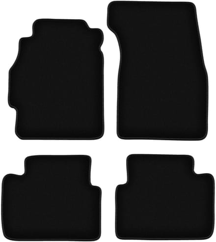 BASIC zwarte veloursmatten voor: Honda Civic VI hatchback 3-deurs (1995-2001)