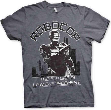 Robocop Heren Tshirt -XL- The Future In Law Enforcement Grijs