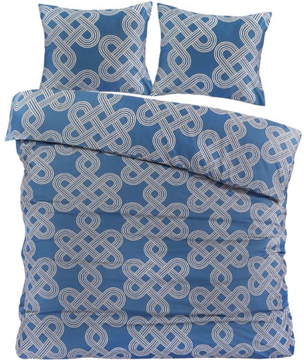 Papillon Tijn Dekbedovertrek - Lits-jumeaux - 240x200/220 cm - Blauw