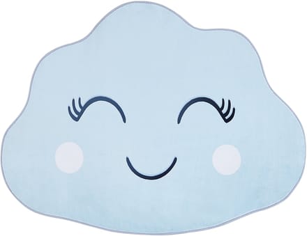 CUMULUS - Vloerkleed - Lichtblauw - 90 x 120 cm - Polyester