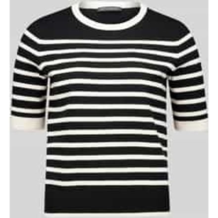 Regular fit pullover van viscosemix met 1/2-mouwen