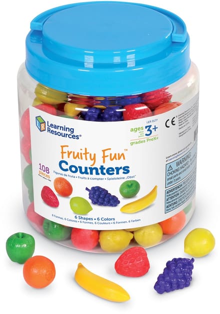 Learning Resources Fruity Fun™ Counters (Set van 108) - 1+