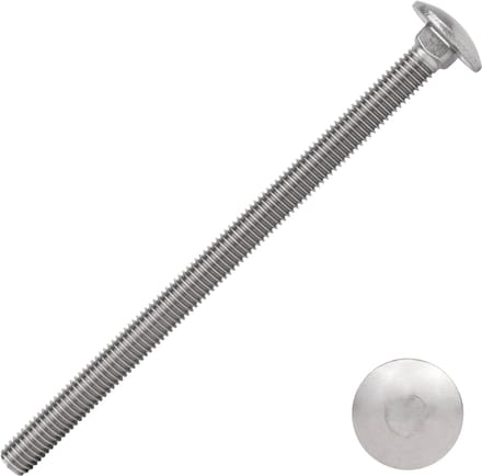Wovar Slotbouten RVS M8 x 130 mm | 25 stuks
