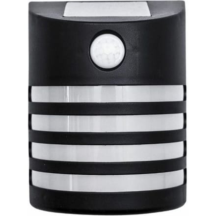 Solarlamp Wandlamp - Zwart - Bewegingsmelder - LED - Autonoom - IP44