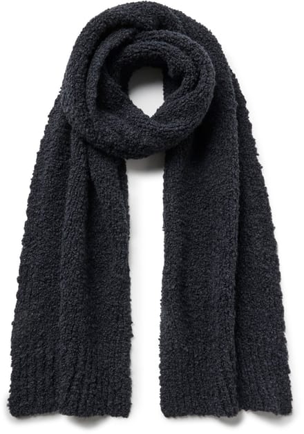 FALKE Selection Bouclé sneldrogend warm wol wintersjaal unisex grijs - maat ONESIZE
