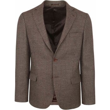 Suitable Colbert Camel Bruin - Maat 48 - Heren blazer