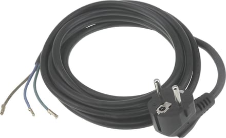 Q-Link aansluitsnoer - randaarde - 2500W - 3 x 1.0 mmÂ² - 2.5 m - zwart