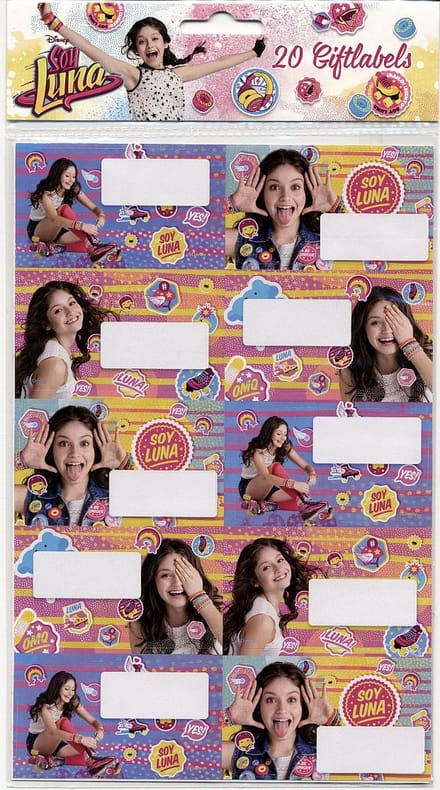 Disney Soy Luna Naam Labels etiketten - 40 stuks