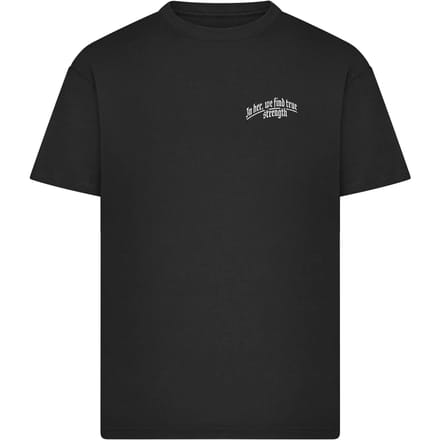 Mister Tee - True Strength Mary Oversize Heren Tshirt - XS - Zwart
