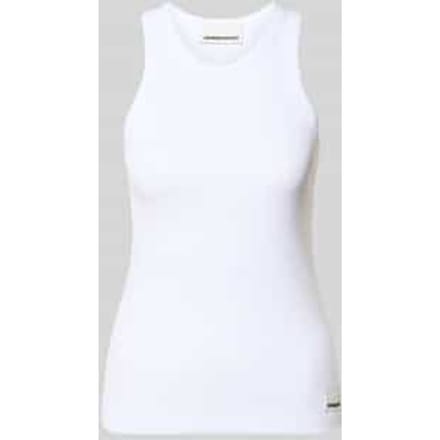 slim fit tank top van katoenmix model 'KANITAA'