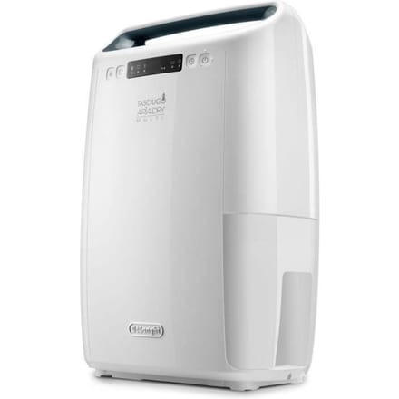 Luchtontvochtiger DELONGHI - DEXD216RF - Wasruimtefunctie - Luchtdebiet 125 m3/u - Capaciteit 2,1 L