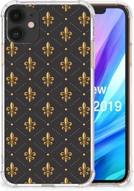 Apple iPhone 11 Doorzichtige Silicone Hoesje Franse Lelie
