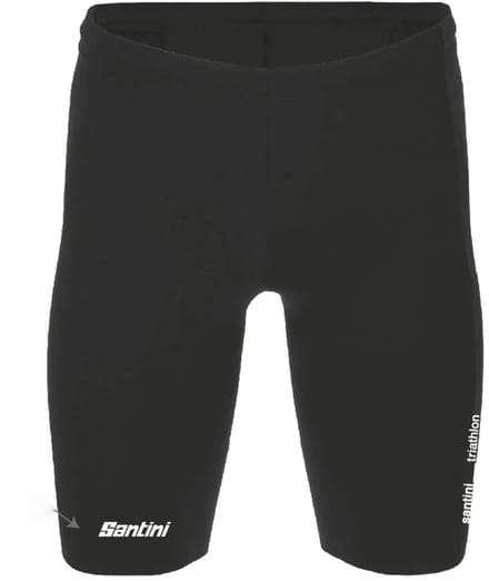 Santini Stream Korte Broek Zwart M Man