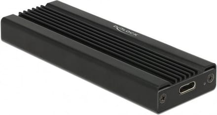 DeLOCK externe behuizing voor M.2 NVMe PCIe SSD (max. 80mm) - USB3.1 (USB-C) / zwart
