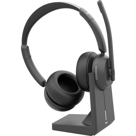 Hama On Ear headset Bluetooth Stereo Zwart Headset, Incl. oplaad- en dockingstation Computer