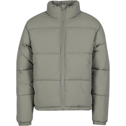 Urban Classics - Crinkle Gewatteerd jack - M - Olijfgroen