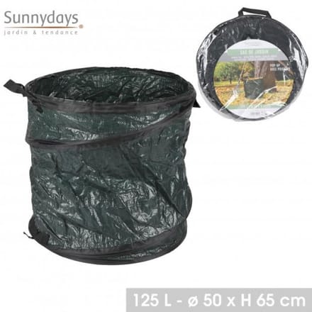 "MON JARDIN" POP-UP TUINAFVALZAK 125 LITER Ø50 CM X H65 CM