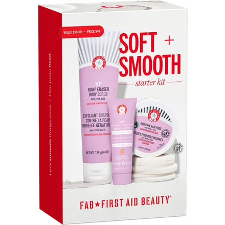 First Aid Beauty Soft + Smooth Starter Kit – Body Bestsellers