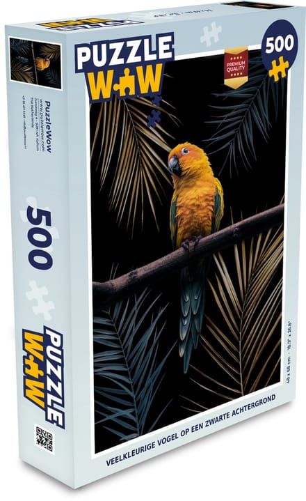 Puzzel Kleuren - Vogel - Papegaai - Legpuzzel - Puzzel 500 stukjes