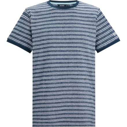 Heren Benlin gestreept T-shirt met korte mouwen