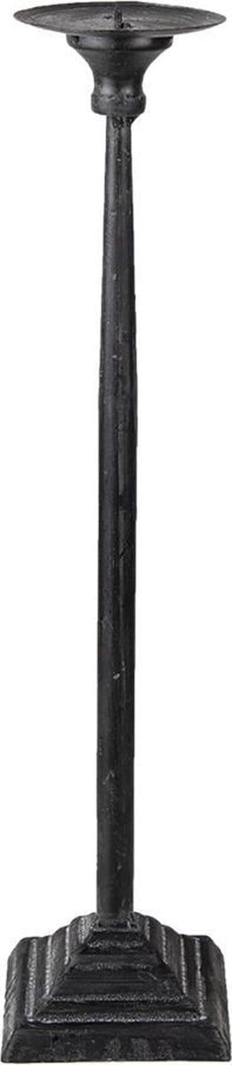 Clayre & Eef Kandelaar Ø 10x44 cm Zwart IJzer