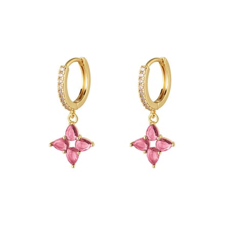 Bijoutheek Oorhangers Ster Fuchsia 0289937-358