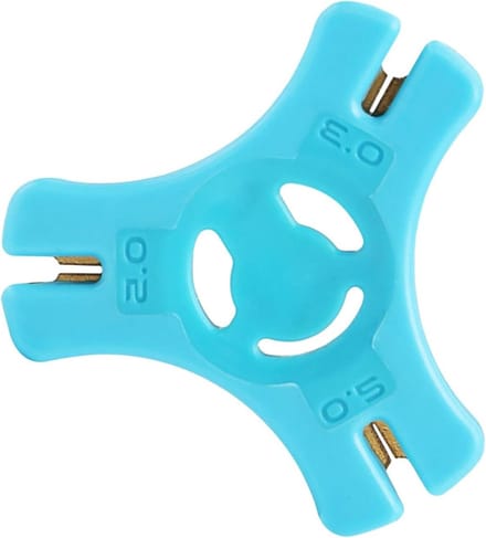 Visdraad Stripper - Draadverwijderaar Kabel - Vislijn Beheer - Robuust TPE PP - 0.2-0.5 mm - Blauw