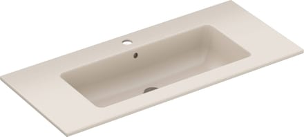 Ben Orrizon wastafel met 1 kraangat 102x46cm mat beige