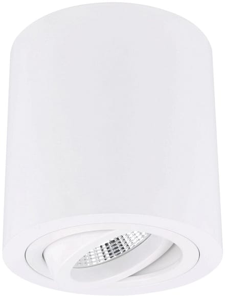 Yphix Roma Opbouwspot - Rond - 1 Lichtpunt - Kantelbaar - 90x95mm - Wit