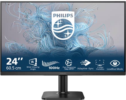 24" Philips 24E2N1100LB - 1920x1080 (FHD) - 100Hz - VA