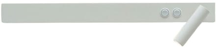 Kosilum - Stanli - Wandlamp - Wit - Aluminium en acryl