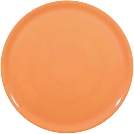 Assiette à pizza spéciale en porcelaine, orange, diamètre 31 cm, lot de 6